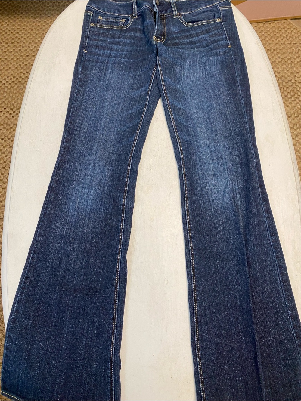 American Eagle Outfitters Women's Dark Blue Bootcut Jeans